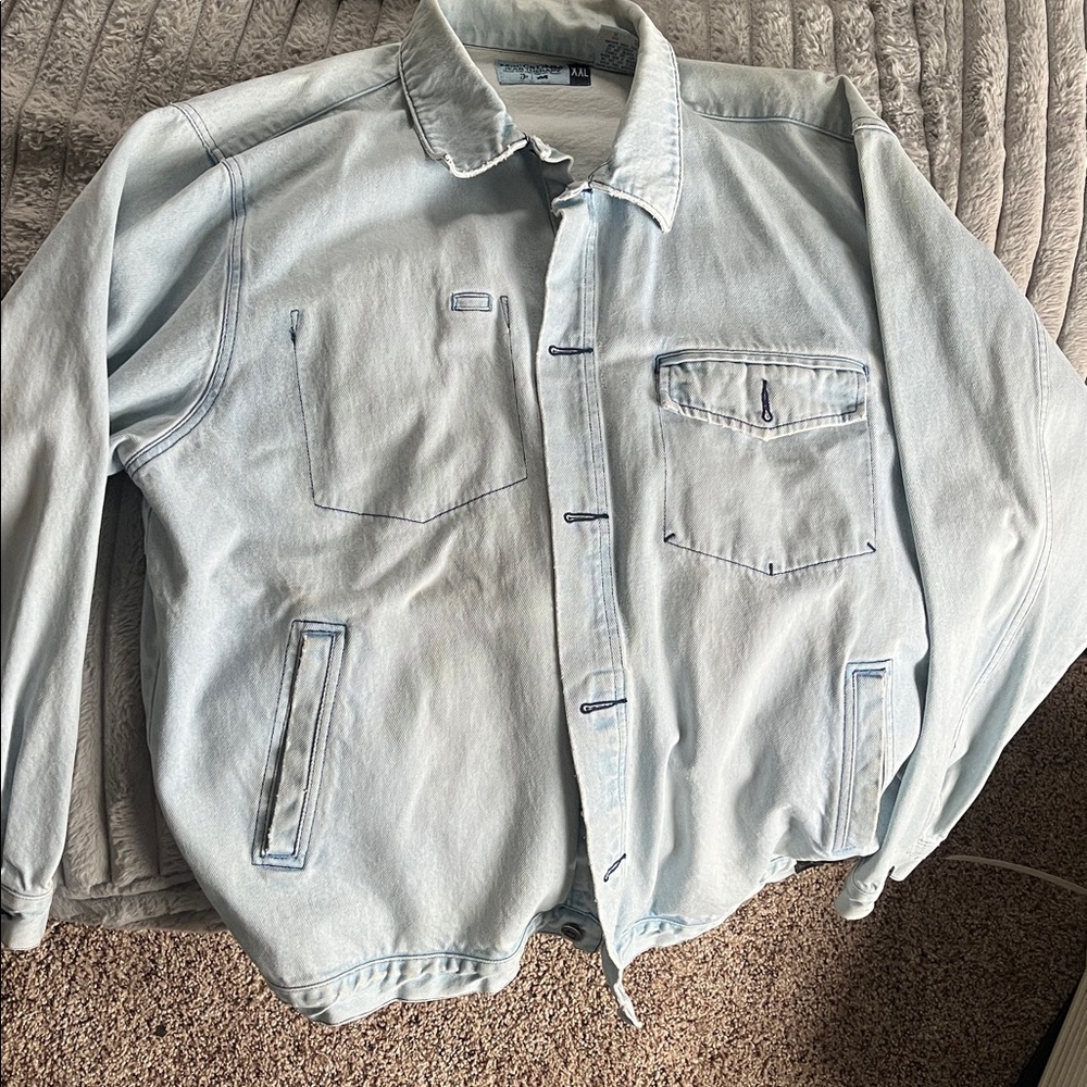 Vintage Mecca Denim Jacket, 90s, Rap, Hip Hop, Size XXL